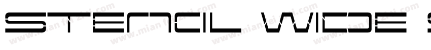 Stencil Wide Stenci字体转换